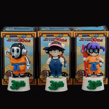 Аниме дракон топка кукла 9см Toriyama Акира Arale действие фигура син Goku колекция PVC орнаменти Акира модел играчки коледни подаръци
