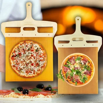 Плъзгаща се пица кора, пица кора, която прехвърля пица перфектно незалепващо, Pala Pizza Scorrevole
