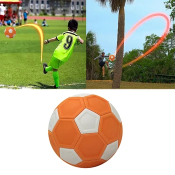 Curve Swerve Soccer Ball Magic Football Toy Страхотен подарък за деца Перфектен за открит мач Футбол Trainingor Game