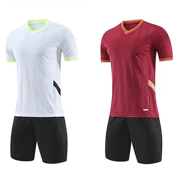 Футболен комплект от фланелки за мъже и деца Комплекти футболни отбори Бързосъхнеща спортна риза + шорти Комплекти футболни униформи