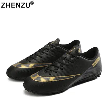 ZHENZU Размер 32-47 Футболни обувки Детски момчета Футболни обувки На открито AG / TF Ултралеки футболни клинове Маратонки