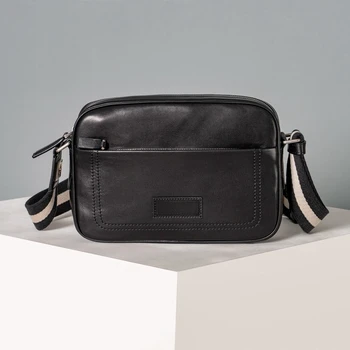Луксозна B марка Shoudler чанта моден дизайн раирана чанта високо качество цвят контраст цип случайни кожа Crossbody чанта