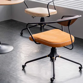Rolling Vanity Design Офис столове Gaming Relax Dining Student Mobile Gamer Chair Desk Въртящ се Cadeira геймър офис мебели