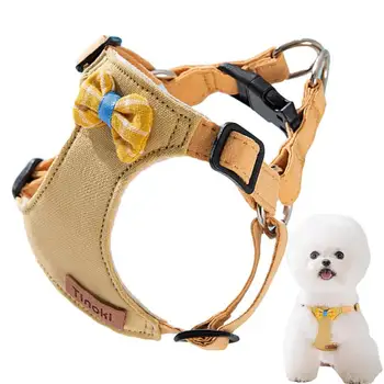 Puppy Harness Reflective Small Dog cats Harness Leash Set Set For Walking Comfortable Lightweight Dog Harness Pets Accessories