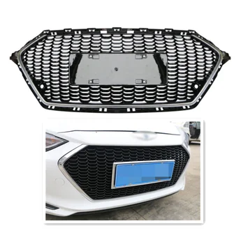Автомобилни части Предна броня решетка за Hyundai ELANTRA Upgrade Honeycomb радиаторна решетка 2016-2018