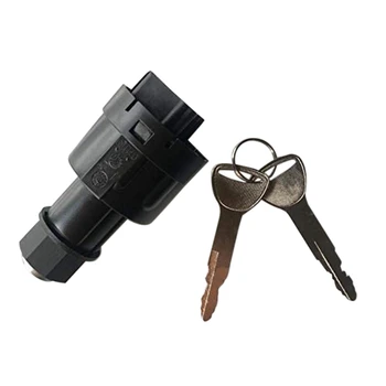 57590-23333-71 Ключ за запалване с 2 ключа за мотокар 4P заключващ цилиндър
