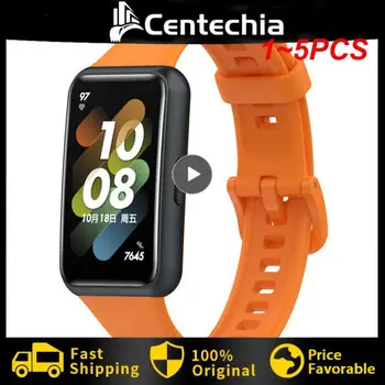 1 ~ 5PCS силиконова резервна каишка за лента 7 Smart Watch маншет