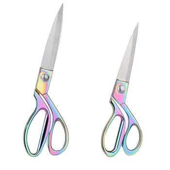 SHWAKK Професионални шивашки шевни ножици Ножици за дрехи от неръждаема стомана за DIY бродерия занаятчийски ръкоделие ножици за тъкани