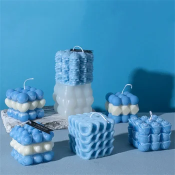 Love Cube силиконова форма за ръчно изработени свещи мазилка сапун епоксидна смола шоколад декорация гипс лед DIY форма за печене