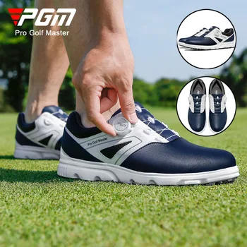 PGM мъжки ултра-леки обувки за голф Мъже Бързо завързване Водоустойчиви голф маратонки Мъже против хлъзгане Спортни обувки на открито 39-45