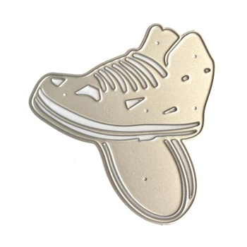 Скейтборд обувки метал рязане умира DIY занаят въглеродна стомана релеф шаблон шаблон Scrapbooking за карта Die Cuts Dropship