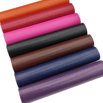 46x135cm плътен цвят овча кожа текстура обикновен дизайн PVC изкуствена кожа плат лист за вземане на капак / обувка / чанта / дреха / шевове