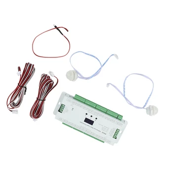 32CH ES32 PIR сензор стълбищна светлина контролер човешкото тяло инфрачервен индуктивен превключвател стълбищна лампа контрол за един цвят