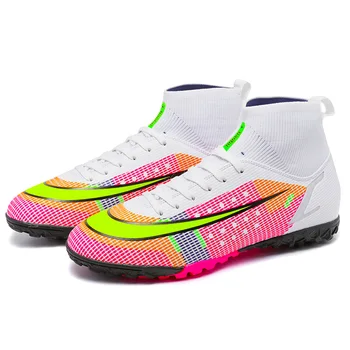 Качествени футболни обувки Меси на едро Futbol Cleats против хлъзгане мода футболни обувки футзал обучение маратонки Chuteira общество