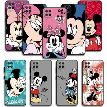 Disney Happy Мики Мини Маус телефон случай за Samsung Galaxy A70 A70s A50 A30s A04s A20s A20e A02 A02s A03 A42 M52 M31 M04
