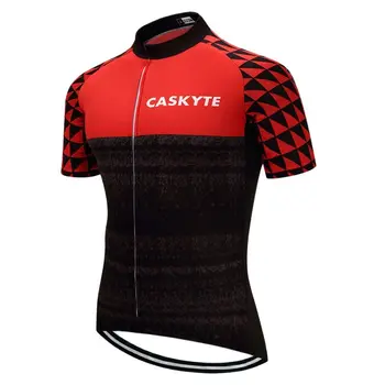 CASKYTE Колоездене Джърси Pro Team Лято къс ръкав Man спускане MTB велосипеди облекло Ropa Ciclismo Maillot бързо сухо колело риза