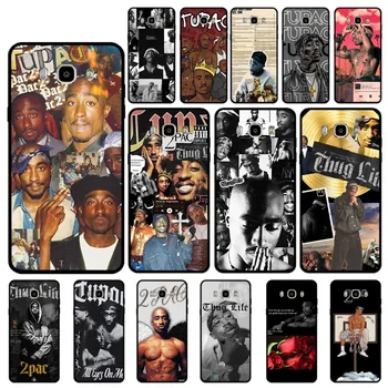 Рапър 2pac певец Tupac телефон случай за Samsung J 7 плюс 7core J7 нео J6 плюс премиер J6 J4 J5 мобилен капак