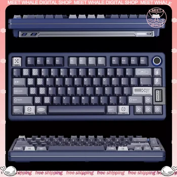Key Verse Infi75 Gamer Механична клавиатура 3Mode USB / 2.4G / Bluetooth безжична клавиатура 75key Hot-Swap RGB клавиатура за игри с подсветка