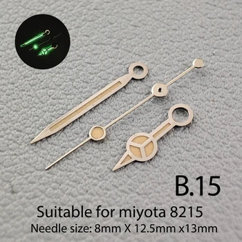 Watch Parts Watch Hands, Blue Green Luminous For Miyota 8215 821A калибър B.15