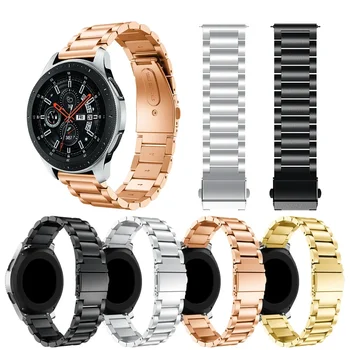 22mm 20mm лента за часовници за Samsung Galaxy Watch 5/5Pro/4 Classic/S3/Active 2 каишка от неръждаема стомана за Huawei Watch 4 3 GT3 GT2 Pro