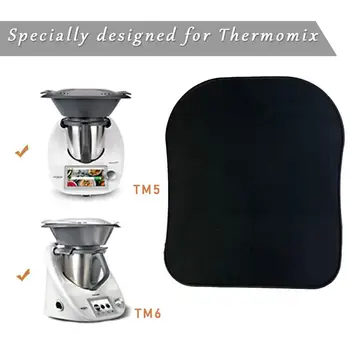 Thermomix TM5 TM6 TM21 TM31 плъзгаща се подложка против замърсяване Аксесоари Clean Mobile Table Pad Stand Mixer Готварска печка Плъзгащи се подложки