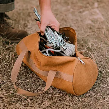 Nails чанта за съхранение с висок капацитет ръчен къмпинг инструмент торбичка измити платно къмпинг комплект земята шип чанта външни аксесоари