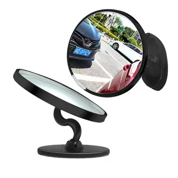 Side Mirror Blindspot Кръгъл широкоъгълен 360 градуса завъртане Задно огледало Регулируем HD стъкло изпъкнал странично огледало водоустойчив Максимизиране