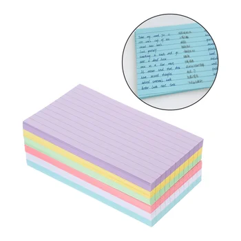 300 листа цветни индексни карти Направете своя собствена памет бележка малки подложки хартия флаш Крафт колоритен