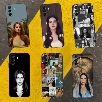 Lana Del Rey Калъф за телефон за Huawei P30 P50 P40 Mate50 Mate40 Mate30 NOVA10 NOVA9 NOVA8 Pro Plus черен мек капак