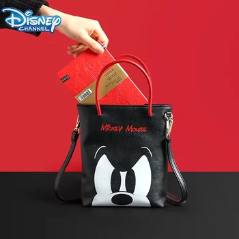Disney Мики Маус чанта карикатура Cortex Crossbody чанта сладък рамо чанти парти подарък