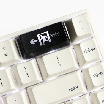 2U Клавишна капачка чрез клавиши ABS гравиран подсветка клавиатура Keycap Dropship