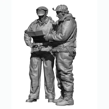 Войник от смола 1/35 MODERN Pilot & Crew soldier Model Unassambled Unpainted Figure Building Kit