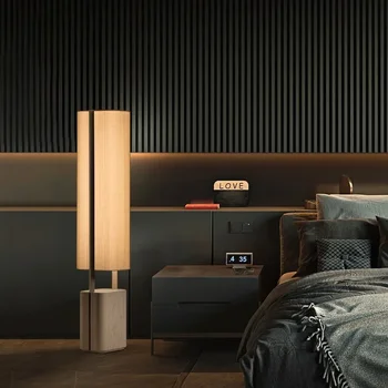Модерна минималистична спалня настолна лампа творчески японски нощна лампа нов китайски кабинет хол луксозен етаж