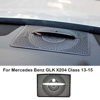 За Mercedes Benz GLK Class X204 13-15 алуминиева предна конзола Dash панел горен високоговорител украсяват капака високоговорители стерео тапицерия