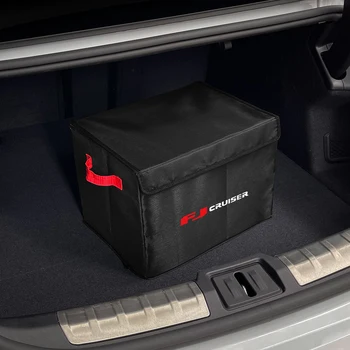 За Toyota FJ Cruiser Car Trunk Organizer Box Голям капацитет за подреждане Подреждане Сгъваеми Автоматични многофункционални инструменти Аксесоари за чанти за съхранение