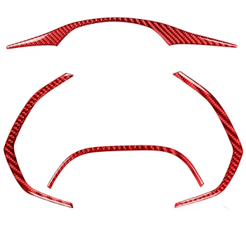Декор табло панел тапицерия 2014-2019 Cabon влакно червено лесен за инсталиране рамка капак тапицерия за Chevrolet-Corvette C7
