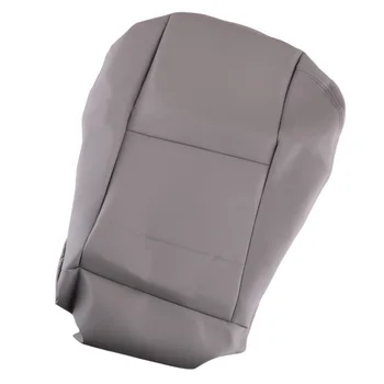 Шофьор Side Bottom Seat Cover Seatcover Сив PU кожа Подходящ за Toyota Sequoia Tundra 2000 2001 2002 2003 2004