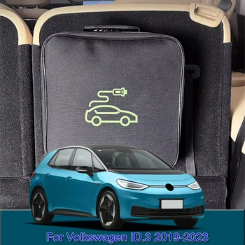 EV Кабел за зареждане на автомобили Съхранение Чанта за носене Зарядно устройство Щепсели Контакти Водоустойчив пожарозащитник Acccessory за Volkswagen ID.3 2019-2023
