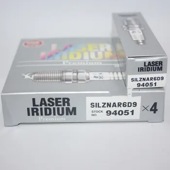 4-6pcs Чисто нова лазерна запалителна свещ Iridium Platinuim SILZNAR6D9 94051 за 1214114 12637197 12659684