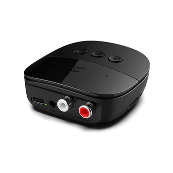 Bluetooth 5.2 Car AUX аудио адаптер приемник 3.5Mm безжичен Handsfree повикване музика аудио адаптер за кола и телевизионни високоговорители издръжлив