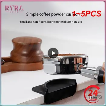  1 ~ 5PCS малък и не заема място Кафе силиконова пресована прахообразна подложка силиконова подложка 51/53 / 58mm дръжка универсална