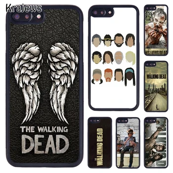 Krajews Negan Walking Dead калъф за телефон за iPhone SE2020 15 14 6S 7 8 Plus 11 12 mini 13 Pro X XR XS Макс капак черупка кок