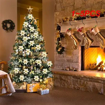 НовКоледно дърво орнамент комплект цветни камбани Bowknot снежинка Коледа висящи парти декор за домашно парти аксесоари