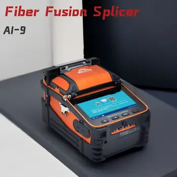 Оригинален AI-9 сигнал пожар влакно оптичен синтез Splicer FTTH оптичен снаждане машина заварчик сигналпожар заваряване безплатна доставка