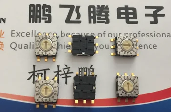 1PCS Япония S-7070ETB 0-F / 16-битов ротационен превключвател за кодиране на циферблата 6-футов обратен код