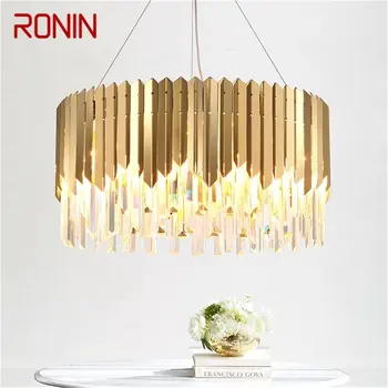 RONIN висулка светлина постмодерен луксозен злато LED лампа тела декоративни за дома трапезария хол