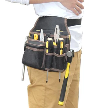 Multi-Pocket Електротехник Чанта за инструменти Износоустойчив издръжлив пакет талия за ремонт