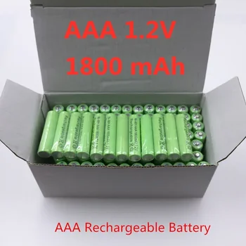 4 ~ 20PCS 100% оригинален AAA 1800 mAh 1,2 V Qualität akku AAA 1800 mAh Ni-Mh-1,2 V 3A batterie