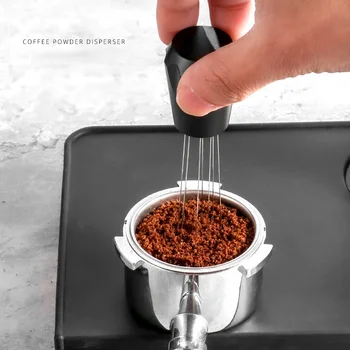 Кафе тампер игла неръждаема стомана кафе на прах прах игла еспресо прах игла равномерно поръсва прах бариста инструмент