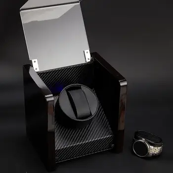 Auto ликвидация дисплей кутия луксозен гъвкав автоматичен часовник навиване дисплей кутия